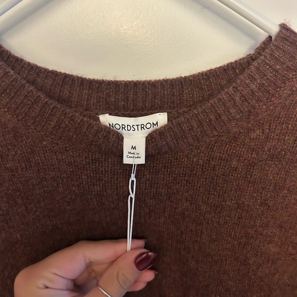 Nordstrom Wool/ Cashmere Blend Sweater View 2